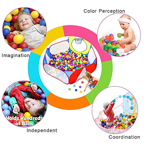 Eocolz Kids Ball Pit Large Pop Up Childrens Ball Pits Tent for Tod...