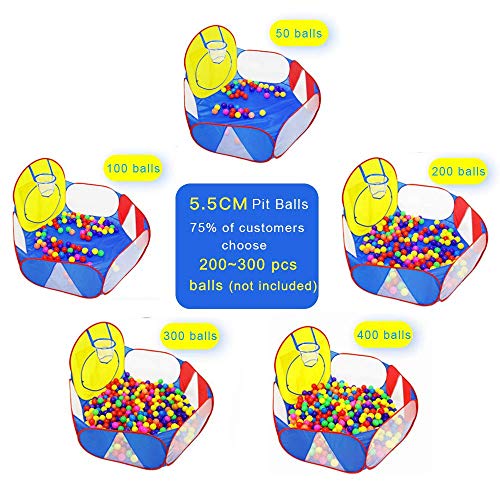 Eocolz Kids Ball Pit Large Pop Up Childrens Ball Pits Tent for Tod...