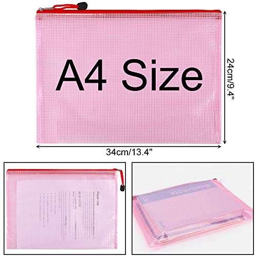 EOOUT 10pcs Mesh Zipper Pouch Bags, Zipper Pouches for Organizing,...