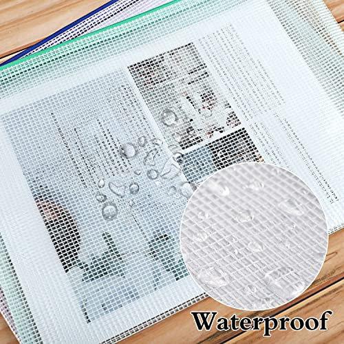 EOOUT 10pcs Mesh Zipper Pouch Bags, Zipper Pouches for Organizing,...