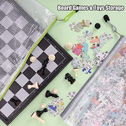 EOOUT 28pcs Mesh Zipper Pouch, 8 Sizes Waterproof Zipper Bags, 14 ...