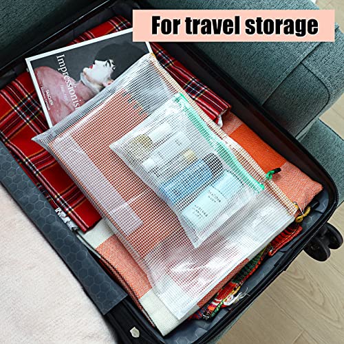 EOOUT 36pcs Mesh Zipper Pouch Bags, 8 Sizes Waterproof Zipper Bags...