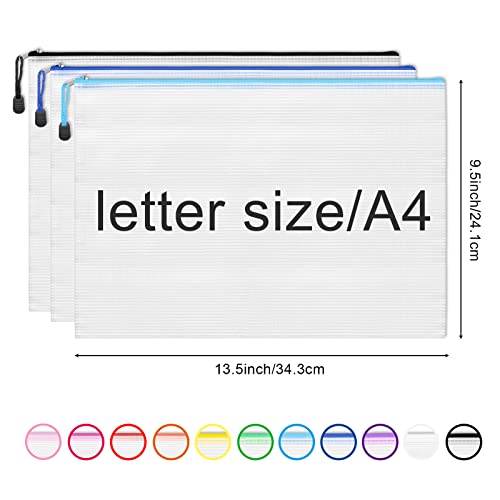 EOOUT 36pcs Mesh Zipper Pouch Puzzle Bags Zipper Bags for Organizi...