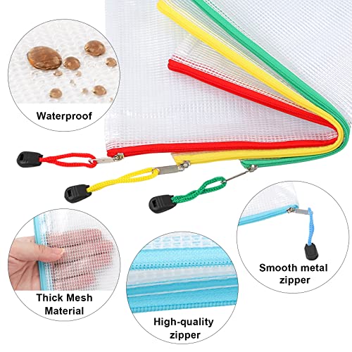 EOOUT 36pcs Mesh Zipper Pouch Puzzle Bags Zipper Bags for Organizi...
