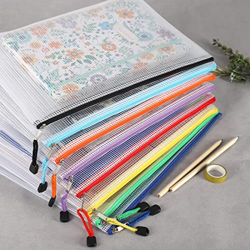 EOOUT 36pcs Mesh Zipper Pouch Puzzle Bags Zipper Bags for Organizi...