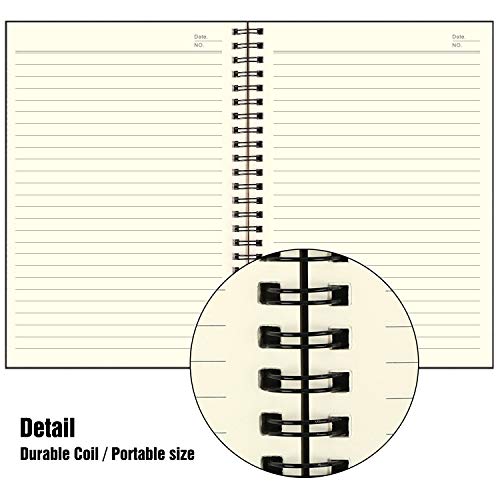 EOOUT 4 Pack Spiral Notebook Journals Notebooks Soft Cover Noteboo...