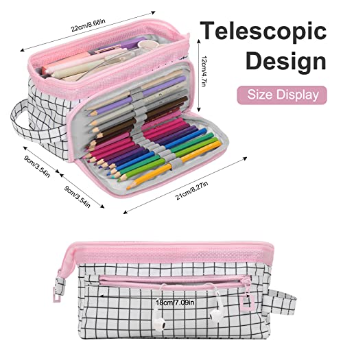 EOOUT Large Capacity Pencil Case Pencil Pouch Box, Big Organized P...