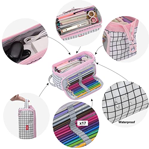 EOOUT Large Capacity Pencil Case Pencil Pouch Box, Big Organized P...