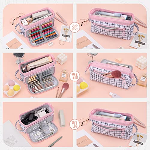 EOOUT Large Capacity Pencil Case Pencil Pouch Box, Big Organized P...