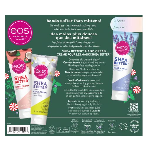 eos Holiday Collection, Hand Care Essentials, Hand Cream Trio- Coc...