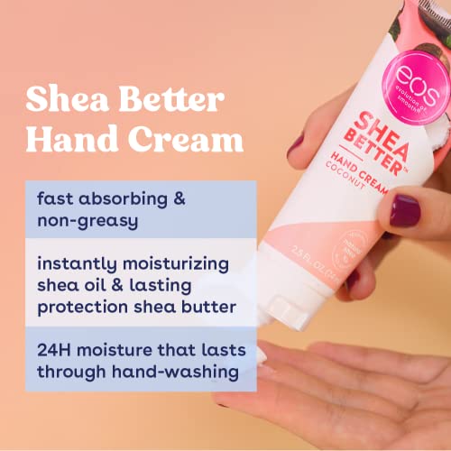 eos Shea Better Hand Cream - Coconut, Natural Shea Butter Hand Lot...