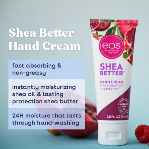 eos Shea Better Hand Cream - Pomegranate Raspberry, Natural Shea B...