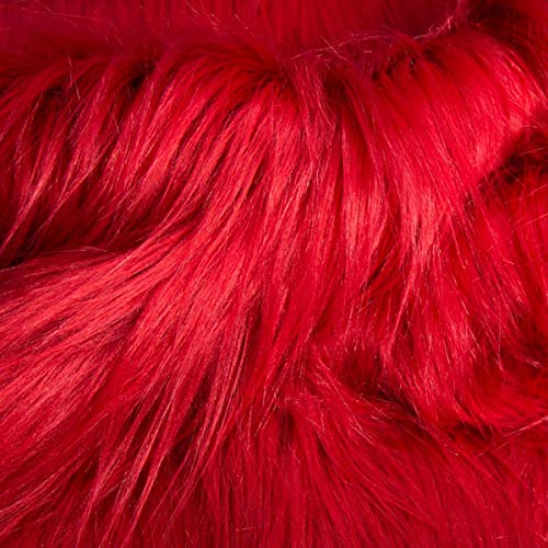 Eovea - Shaggy Faux Fur Fabric - 10X10 Inches - Square - DIY Cra...