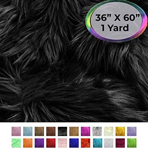 Eovea - Shaggy Faux Fur Fabric - One Yard - 60 X 36 Inches - DIY...