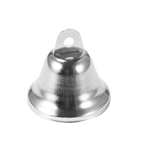 Eowpower 20Pack 38mm/1.5 Silver Jingle Bells, Craft Bell for Dog ...
