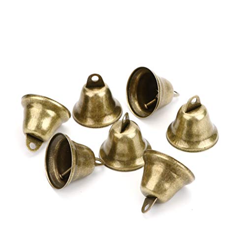 Eowpower 20Pack 38mm/1.5 Vintage Bronze Style Jingle Bells, Craft...