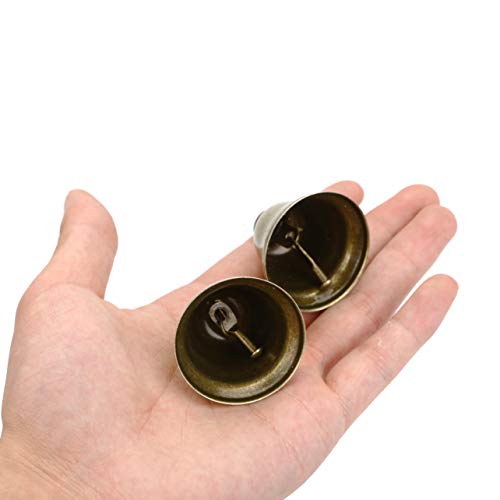 Eowpower 20Pack 38mm/1.5 Vintage Bronze Style Jingle Bells, Craft...