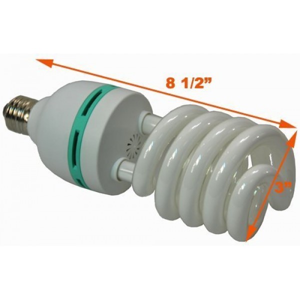 Hydroponic Full Spectrum CFL Grow Light Bulb 60 Watt Bulb 5500K H60