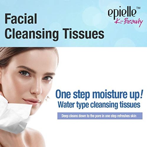 Epielle Collagen Facial Cleansing Tissues, 60ct 1 Pack