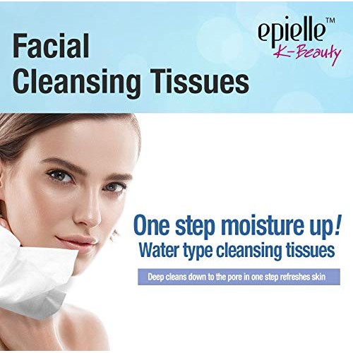 Epielle Collagen Facial Cleansing Tissues, 60ct 1 Pack