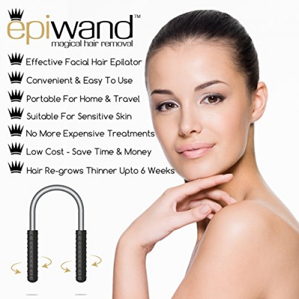 Epiwand Facial Hair Epilator For Women - Effectively Remove Unwant...