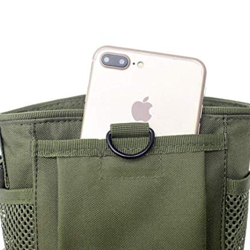 Tactical Molle Drawstring Magazine Dump Pouch, Adjustable Military...