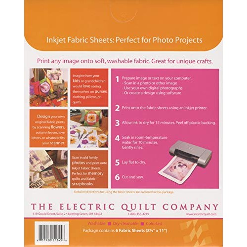 EQ Printables Inkjet Fabric Sheets