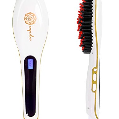 Eqoba Digital Hair Straightener Anti-Static Ceramic Heating Detang...