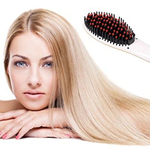 Eqoba Digital Hair Straightener Anti-Static Ceramic Heating Detang...