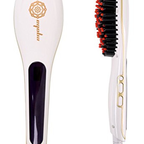 Eqoba Digital Hair Straightener Anti-Static Ceramic Heating Detang...