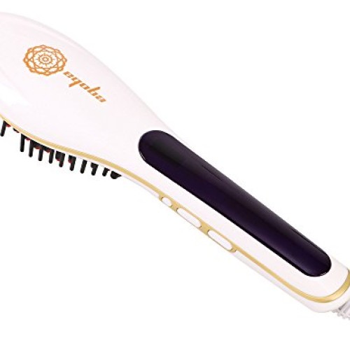 Eqoba Digital Hair Straightener Anti-Static Ceramic Heating Detang...