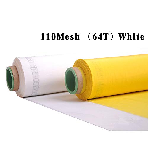 110 Mesh 3 Yards 50Inches1.27m Width Silk Screen Printing Fabric...