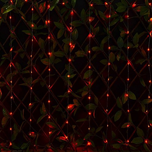 ER CHEN LED String Lights Plug in, 66Ft/20M 200 LED Silver Coated ...