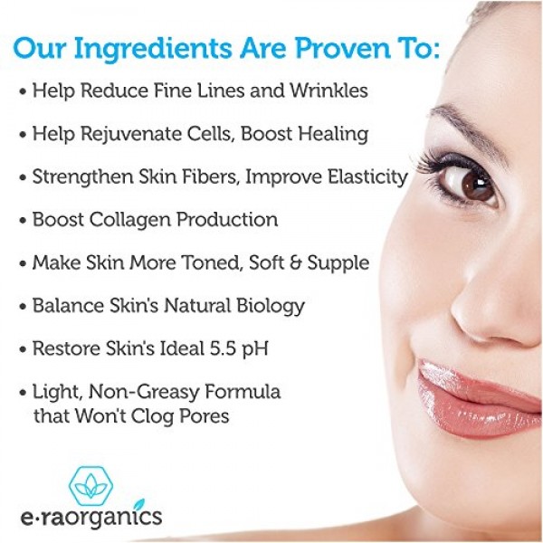 Natural Face Moisturizer Skin Cream - Advanced 10-In-1 Non Greasy ...