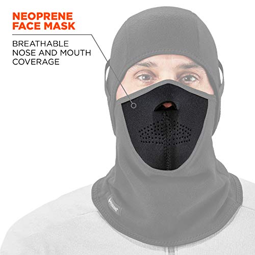 Balaclava, Neoprene Winter Face Mask, Detachable Top and Bottom, S...