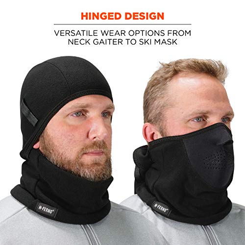 Balaclava, Neoprene Winter Face Mask, Detachable Top and Bottom, S...