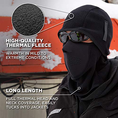 Balaclava, Neoprene Winter Face Mask, Detachable Top and Bottom, S...
