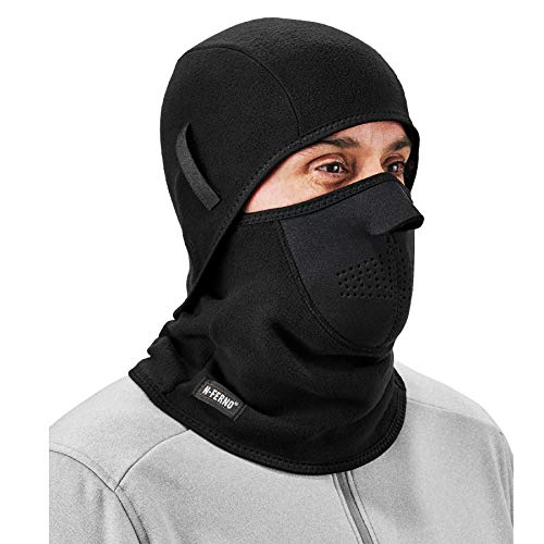 Balaclava, Neoprene Winter Face Mask, Detachable Top and Bottom, S...