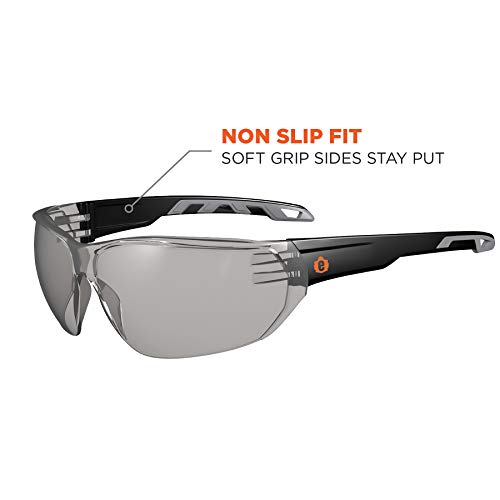 Ergodyne - 59283 Skullerz VALI Frameless Safety Glasses, Lightweig...