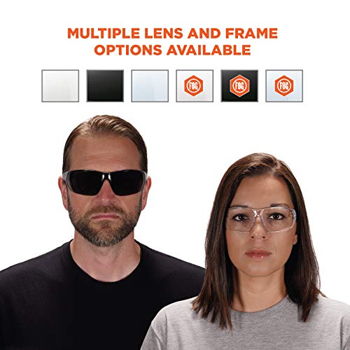 Ergodyne - 59283 Skullerz VALI Frameless Safety Glasses, Lightweig...
