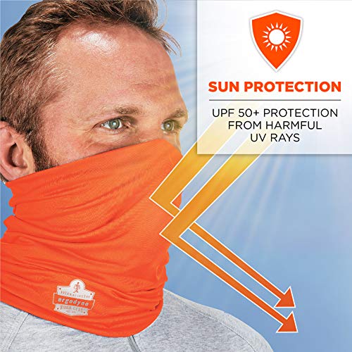 Ergodyne Chill-Its 6487 Cooling Neck Gaiter, Multiple Ways to Wear...