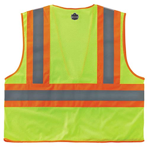 Ergodyne GloWear 8230Z ANSI Two-Tone High Visibility Lime Reflecti...