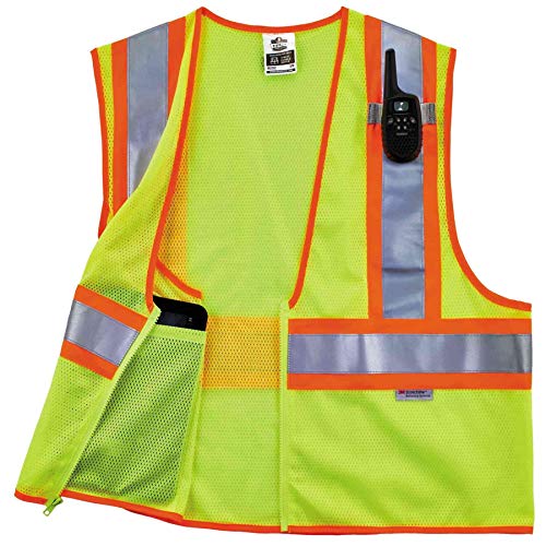 Ergodyne GloWear 8230Z ANSI Two-Tone High Visibility Lime Reflecti...