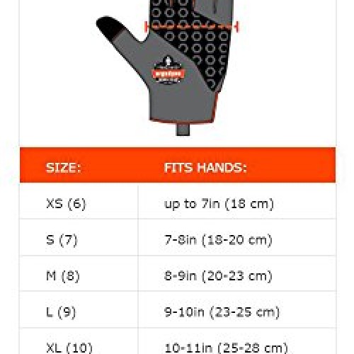 Ergodyne ProFlex 9015Fx Anti-Vibration Work Gloves, Certified, L...