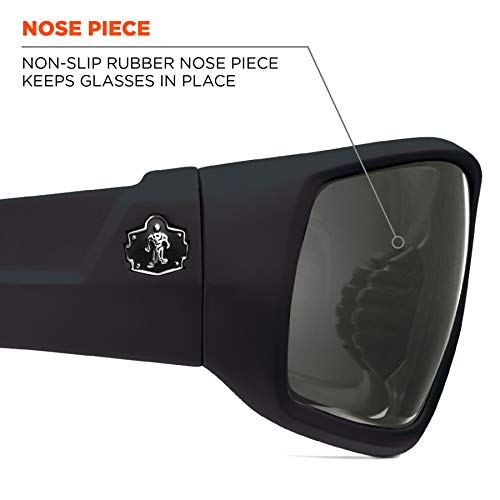 Ergodyne Skullerz Odin Polarized Safety Sunglasses - Black Frame, ...