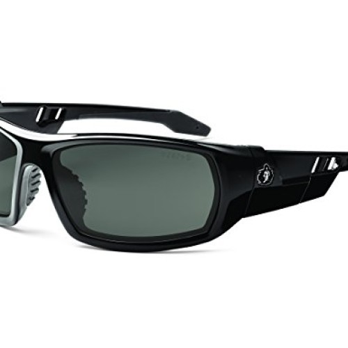Ergodyne Skullerz Odin Polarized Safety Sunglasses - Black Frame, ...