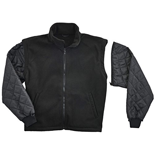 High Visibility Reflective Winter Bomber Jacket, Black Bottom, Zip...