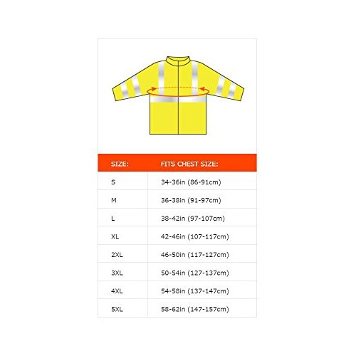 High Visibility Reflective Winter Bomber Jacket, Black Bottom, Zip...
