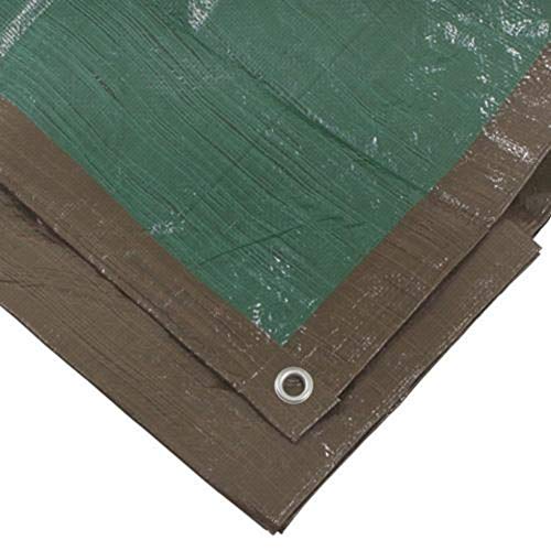 Erickson 57030 Reversible Mid-Grade Poly Tarp, 6 x 8, Brown/Green