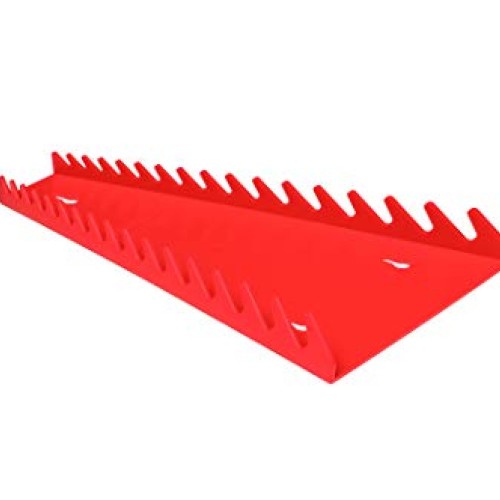 Ernst Manufacturing Reverse Wrench Organizer, 16 Tool, Red
